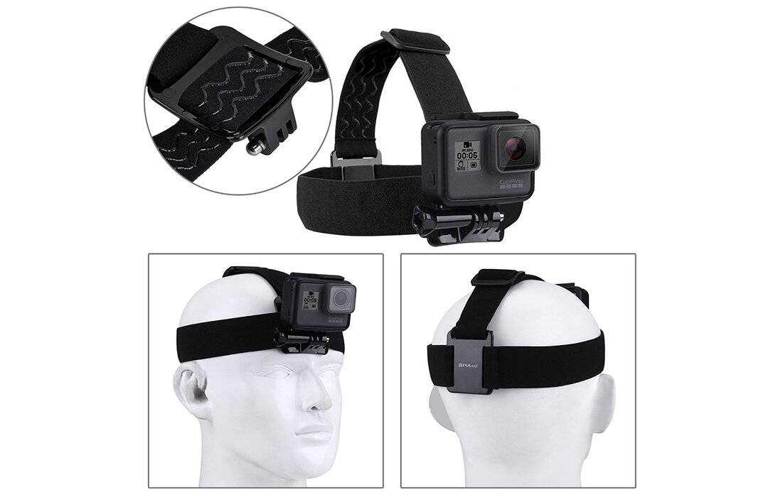 Puluz-Stirnband mit Sportkamerahalterung