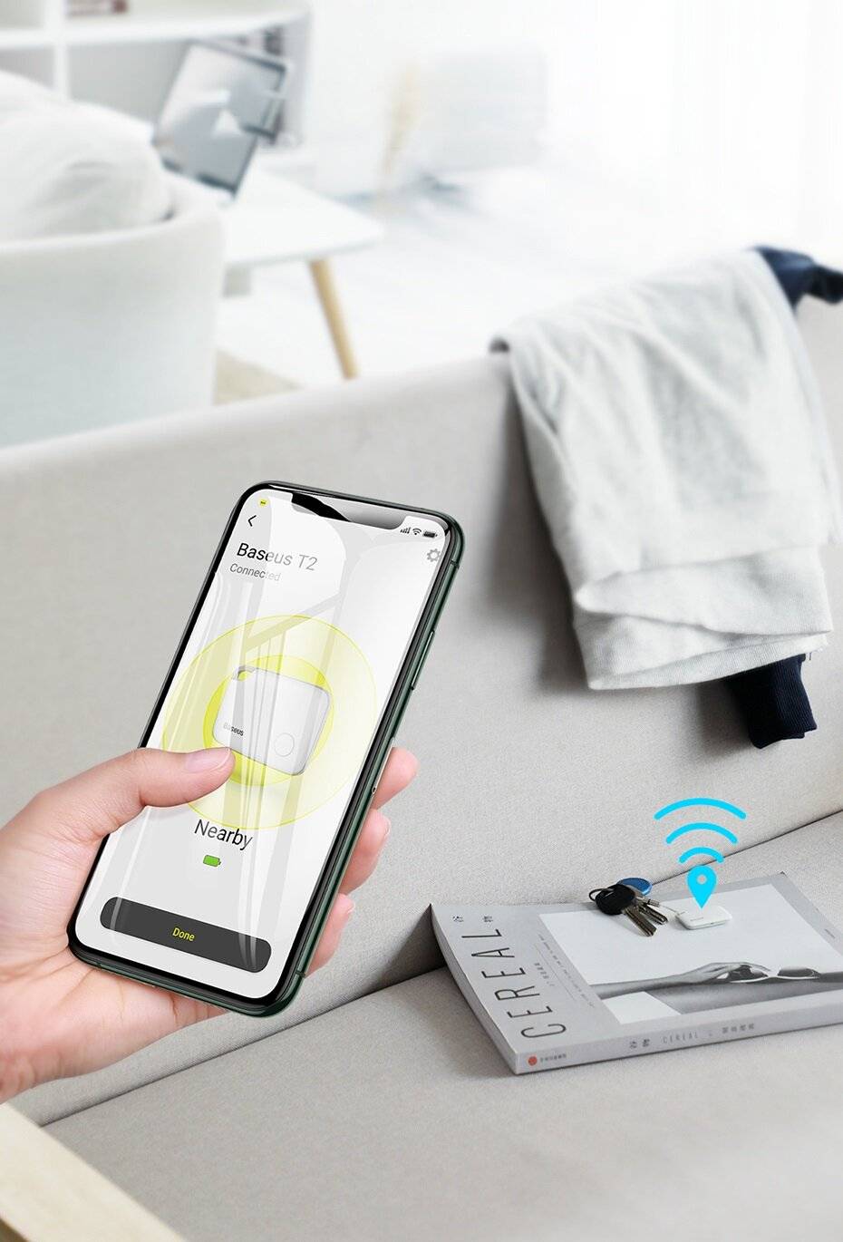 Baseus Intelligente T2-Seilsicherungsvorrichtung Weiß