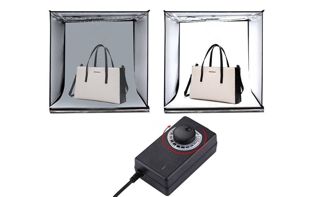 Stromversorgung Adapter Puluz für 40cm Fotostudio PU2001EU LED