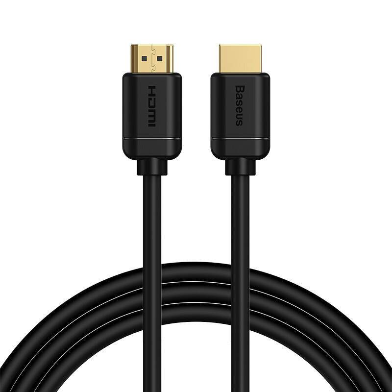 Baseus 2x HDMI 2.0 4K 60Hz Kabel, 3D, HDR, 18Gbps, 2m (schwarz)