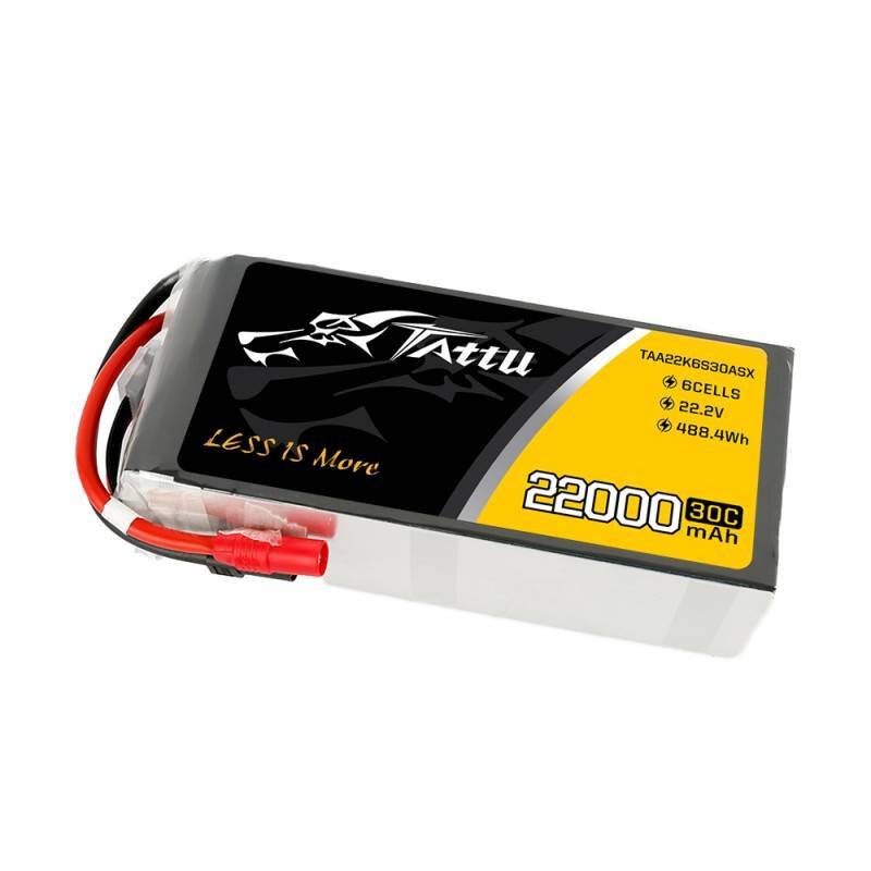 Akku Tattu 22000mAh 22.2V 30C 6S1P LiPo AS150+XT150