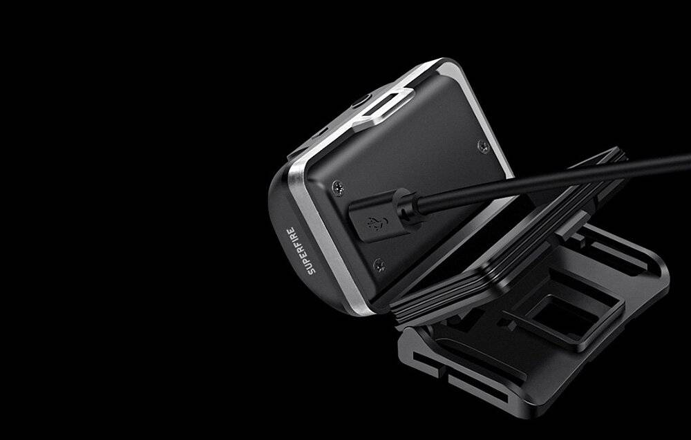 Stirnlampe Superfire HL07, 320lm, USB