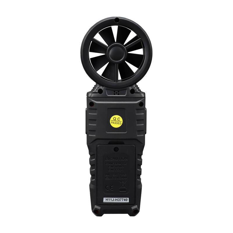 Habotest HT625A Digitales Anemometer, 0,4-30 m/s, HD-Farbdisplay, Volumenstrom