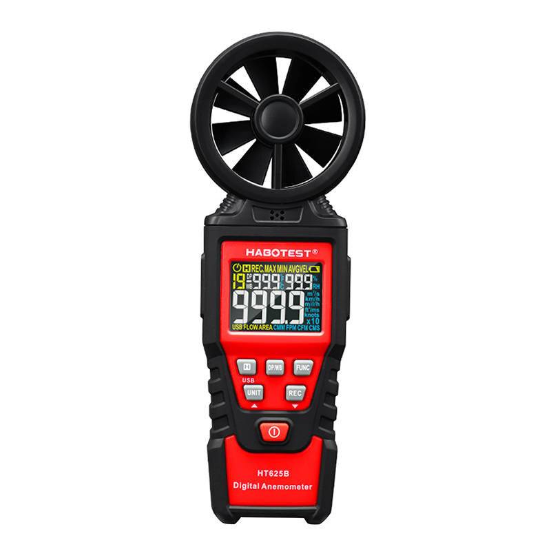Digitales Anemometer Habotest HT625B, USB