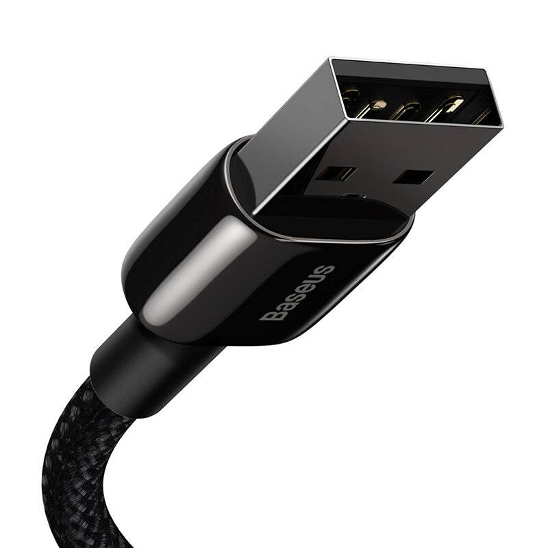 Baseus Tungsten Gold Kabel USB zu iP 2.4A 2m (schwarz)