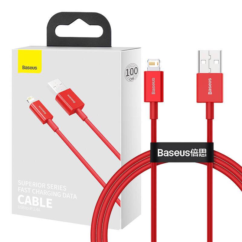 Baseus Superior Series Kabel USB zu iP 2.4A 1m (rot)