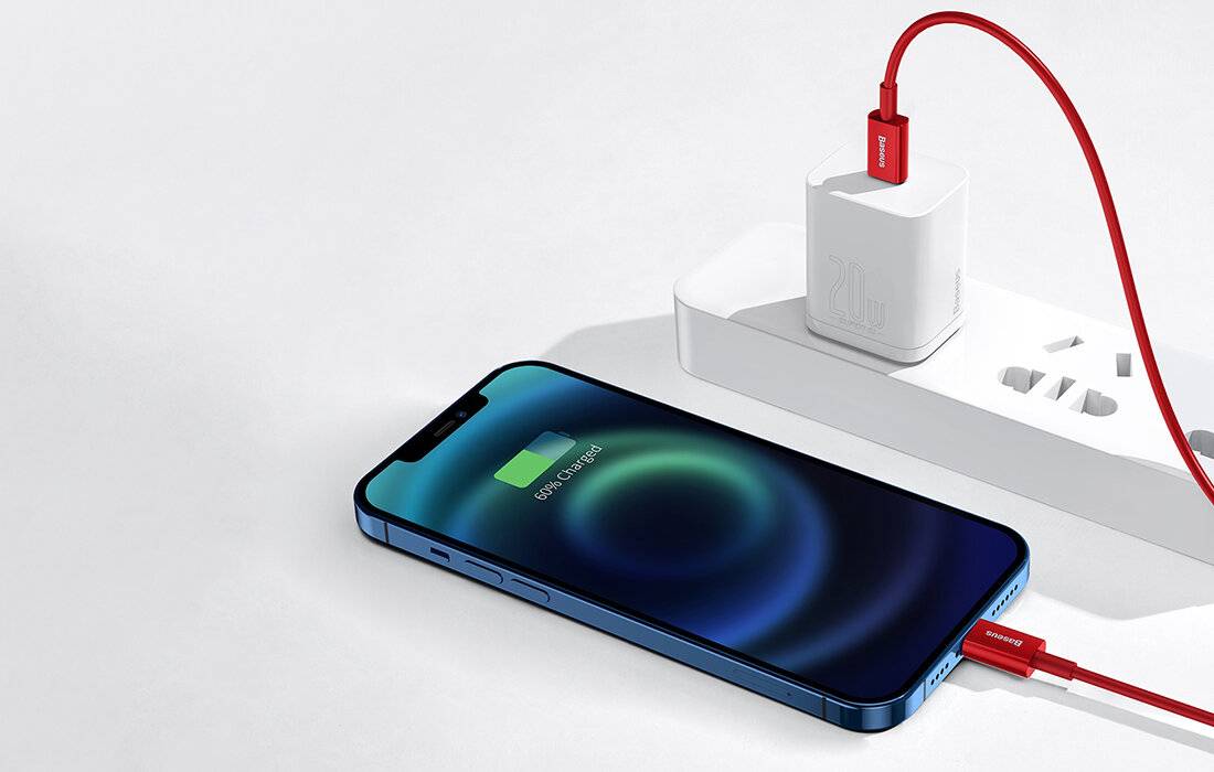 Baseus Superior Series Kabel USB zu iP 2.4A 1m (rot)