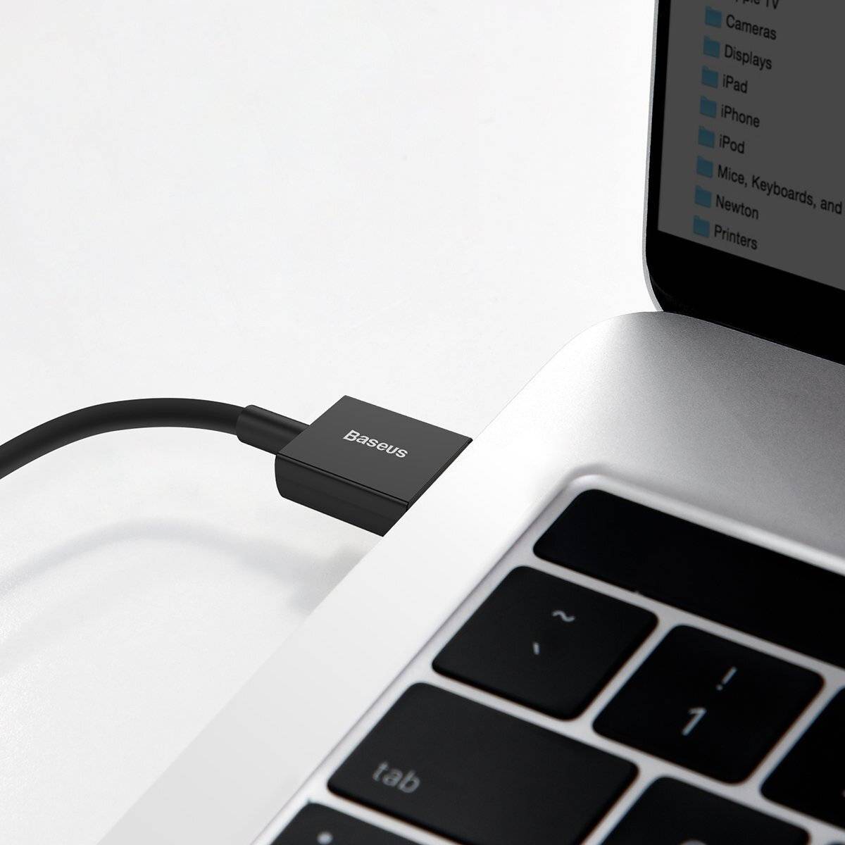 Baseus Superior Series Kabel USB zu USB-C, 66W, 1m (schwarz)
