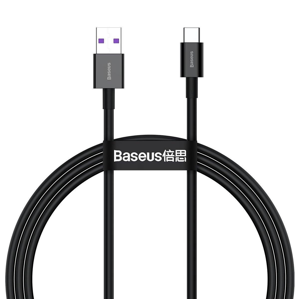 Baseus Superior Series Kabel USB zu USB-C, 66W, 1m (schwarz)