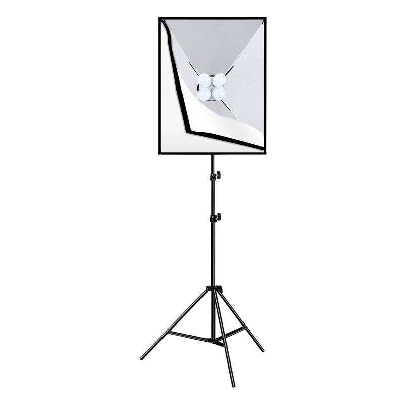 Studio-Set Puluz Softbox 50x70cm, Stativ, LED-Lampe 4 Stück PU5071EU
