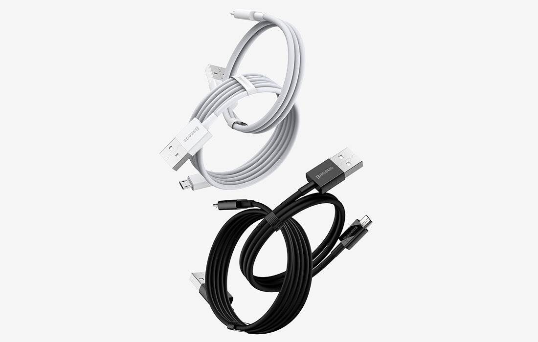 Baseus Superior Series Kabel USB zu micro USB, 2A, 1m (schwarz)