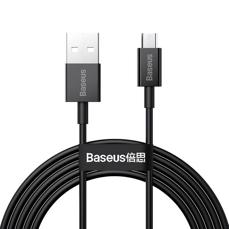 Baseus Superior Series Kabel USB zu micro USB, 2A, 2m (schwarz)