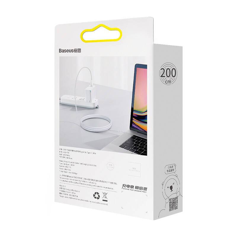 Baseus Superior Series Kabel USB-C auf USB-C, 100W, 2m (weiß)
