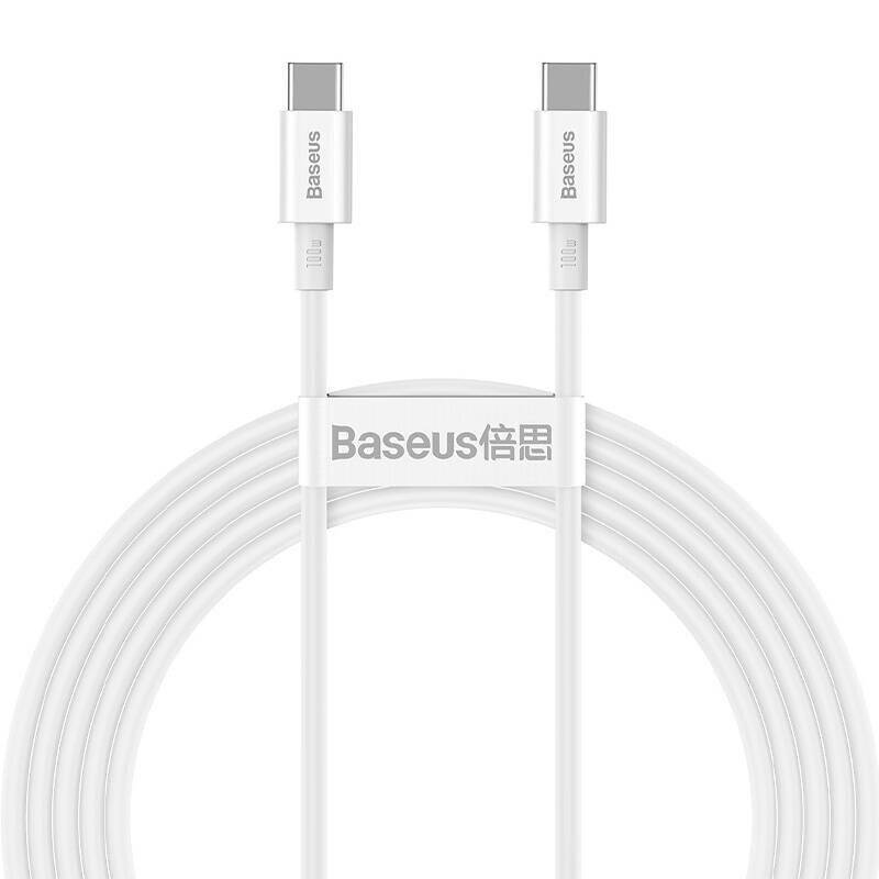 Baseus Superior Series Kabel USB-C auf USB-C, 100W, 2m (weiß)