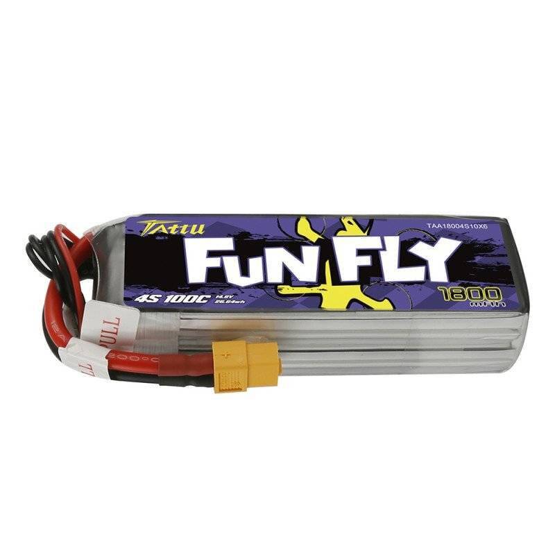 Tattu Funfly 1800mAh 14.8V 100C 4S1P XT60 Akku