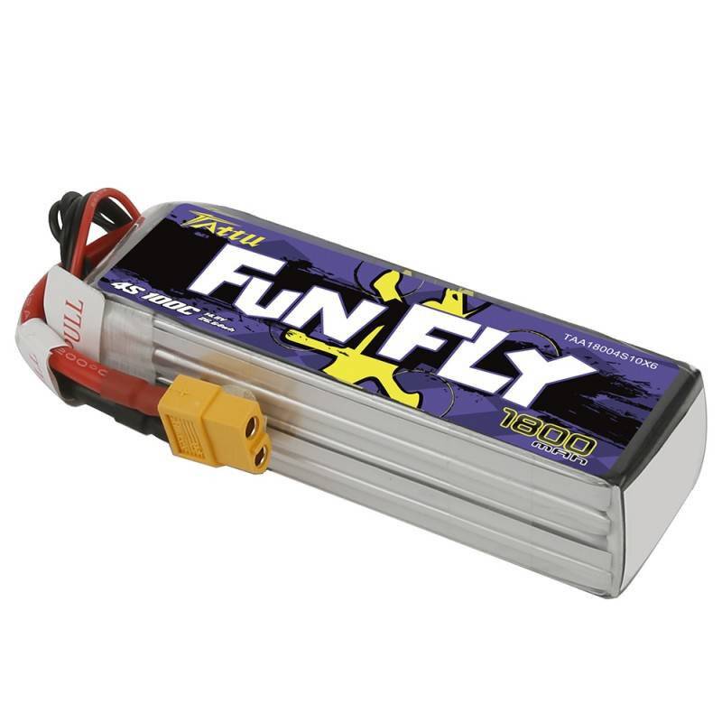 Tattu Funfly 1800mAh 14.8V 100C 4S1P XT60 Akku