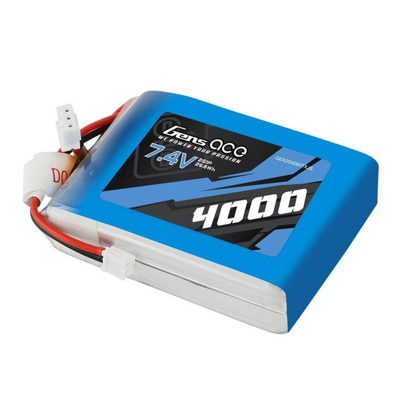 Gens Ace 4000mAh 7.4V 1C LiPo-Akku