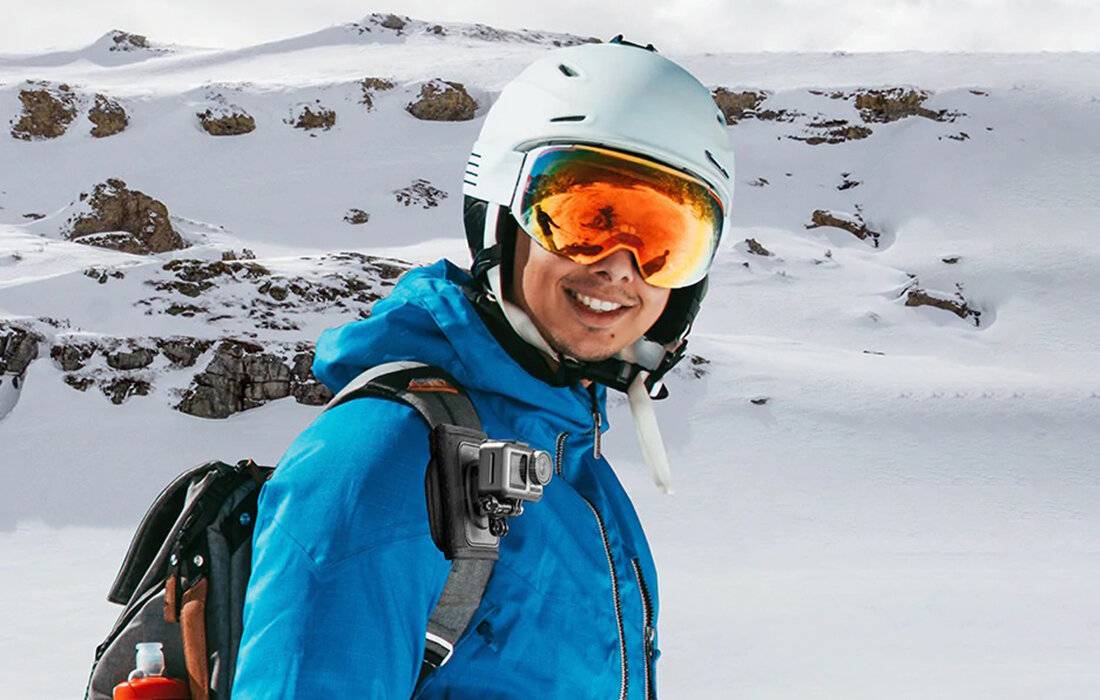 Rucksackgurt Telesin-Montagesatz mit J-Haken für Sportkameras (GP-BPM-003)