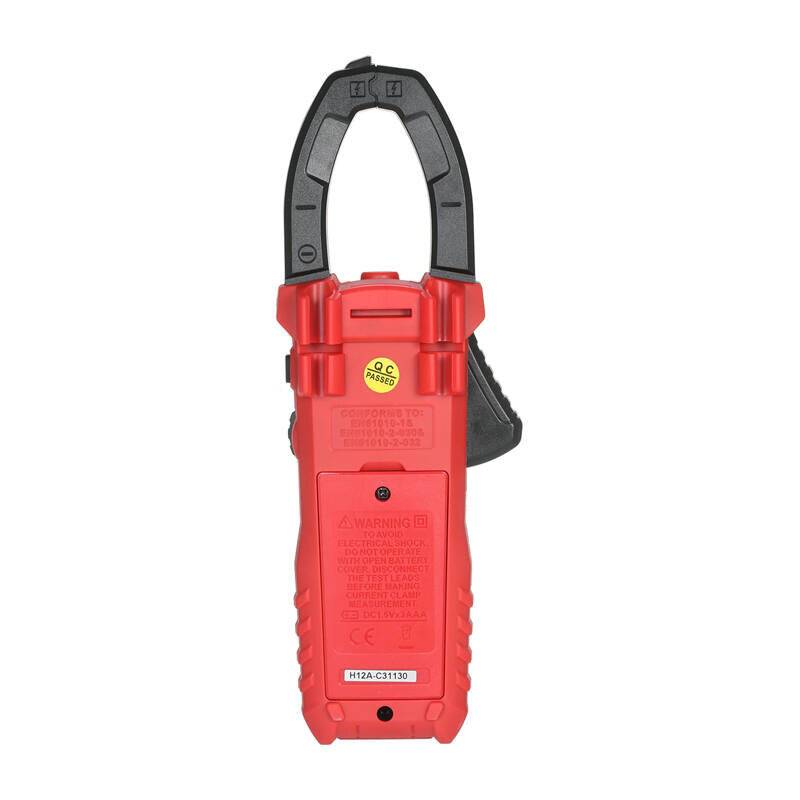 Habotest HT208D Digitales Stromzangenmessgerät, AC/DC, 1000A, True RMS, CAT IV