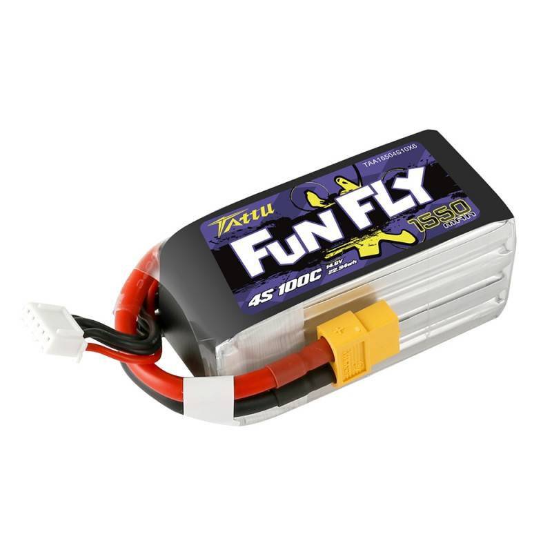 Akku Tattu Funfly 1550mAh 14,8V 100C 4S1P