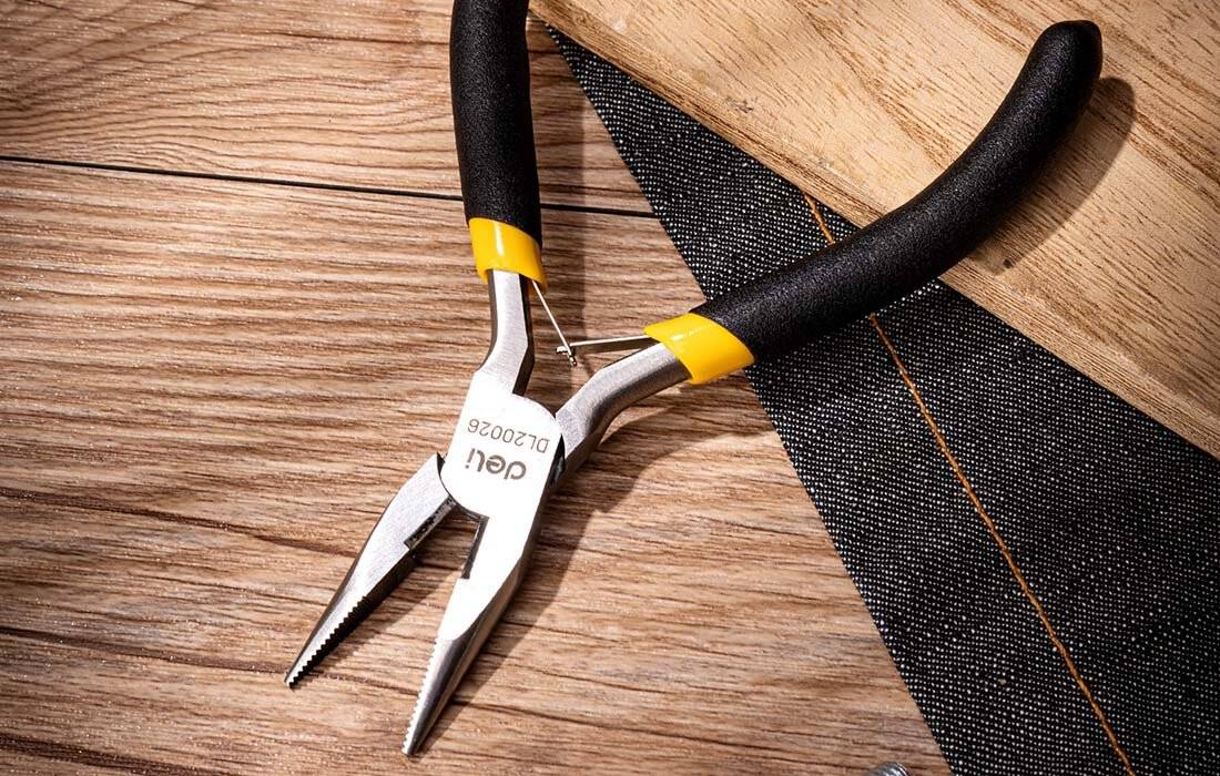 Mini-Zange 5" Deli Tools EDL20026 (gelb)