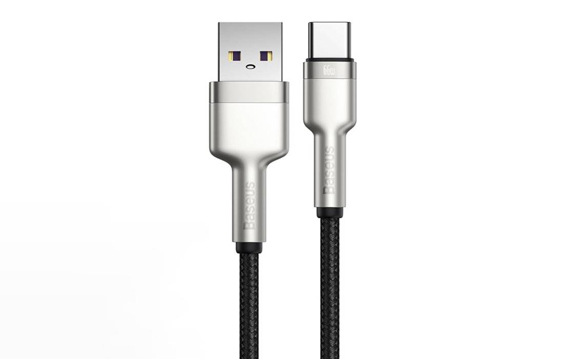 USB-Kabel für USB-C Baseus Cafule, 66W, 2m (schwarz)