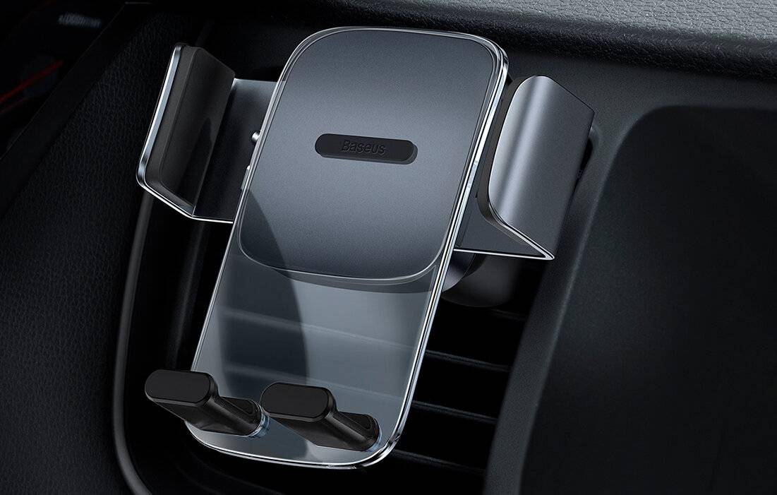 Baseus Easy Control Clamp Autohalterung für Gitter (schwarz)