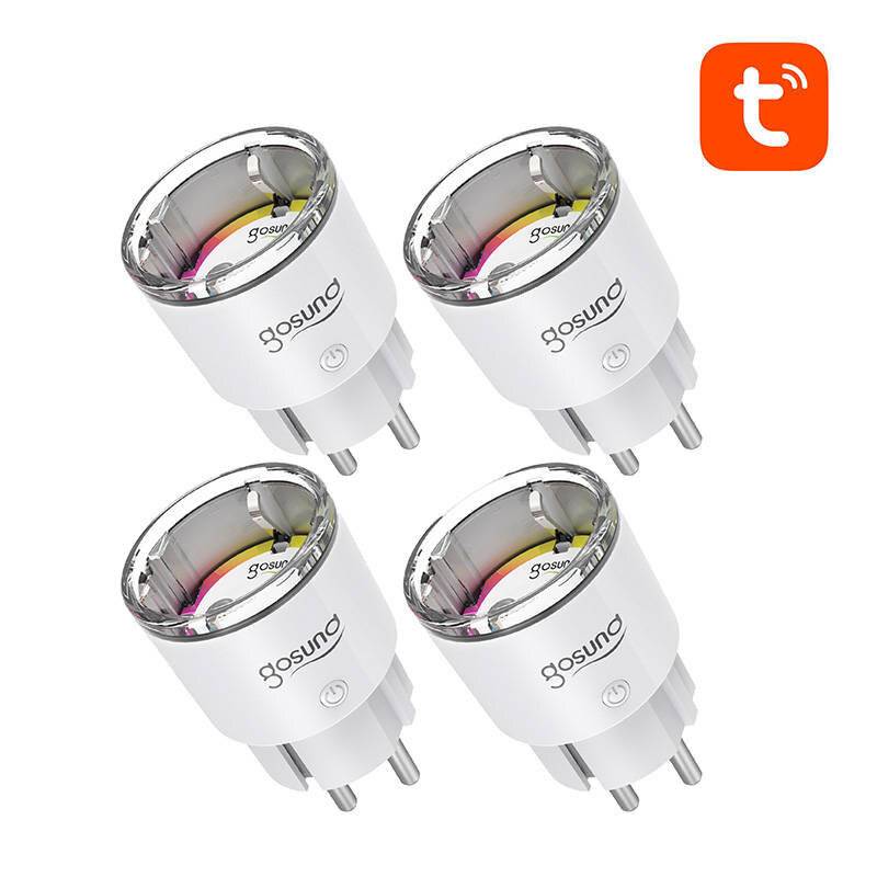 Gosund EP2 WiFi smart socket, 4 Stück (Vierer-Pack) 10A Tuya