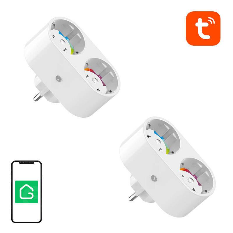 Gosund SP211 Dual WiFi smart socket, 2 Stück 3500W (Doppelpack) Tuya