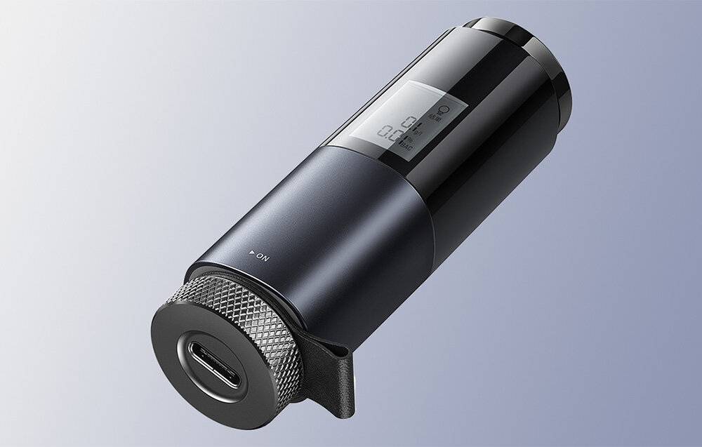 Atemlos Elektronischer Atemalkoholtester mit LCD-Baseus (Schwarz)