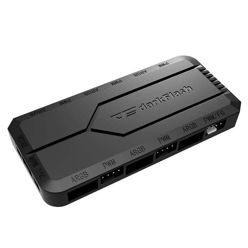 Lüftersteuerung für Computer Darkflash RC2 RGB PWM + Fernbedienung (schwarz)