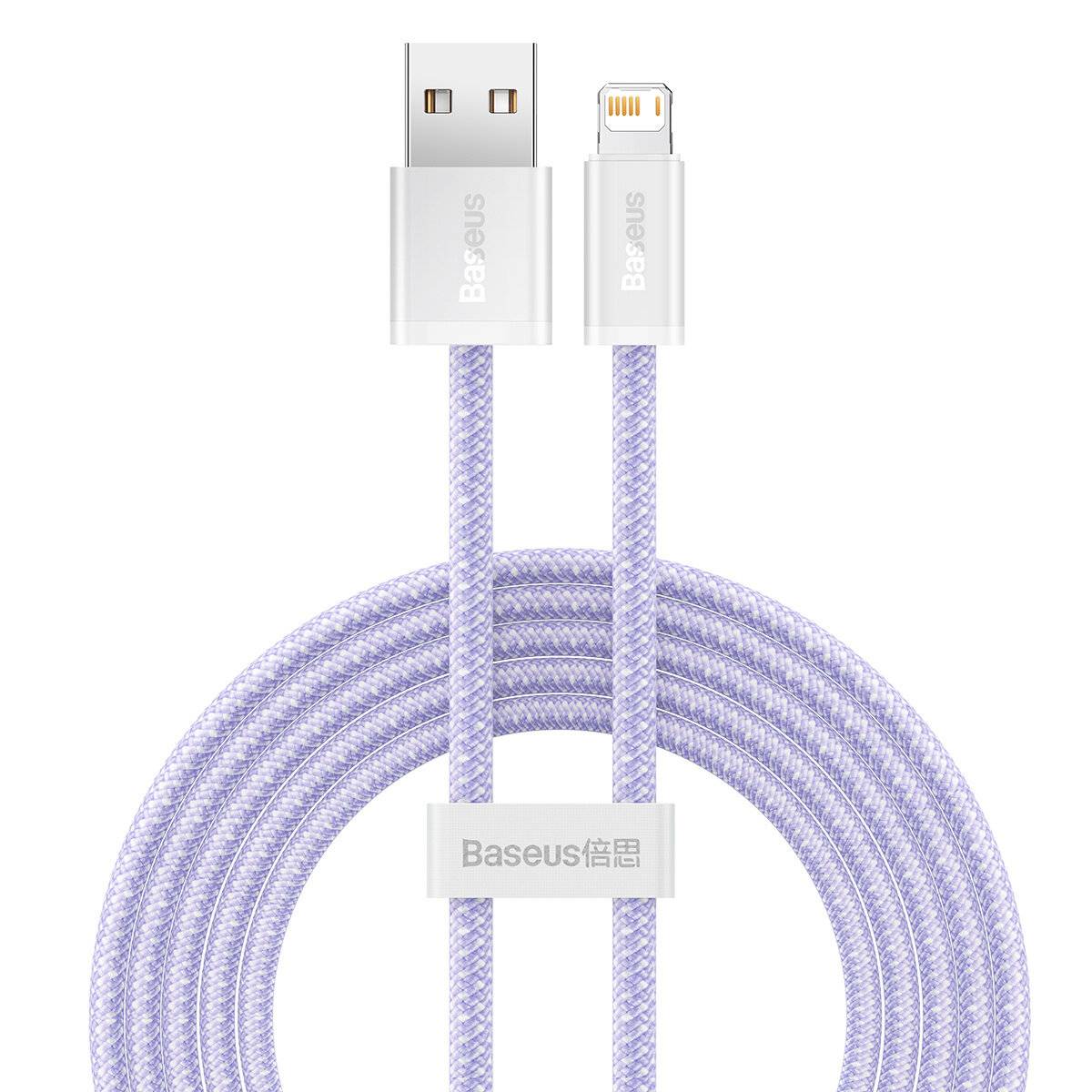 Baseus Dynamisches Kabel USB zu Lightning, 2.4A, 2m (Lila)