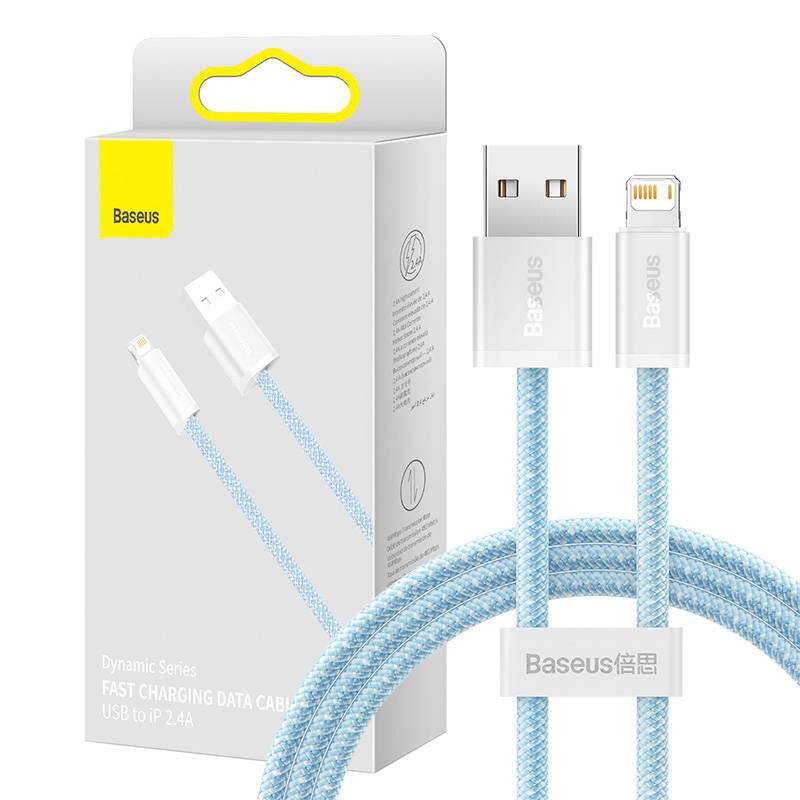 Baseus Dynamisches Kabel USB zu Lightning, 2.4A, 1m (blau)