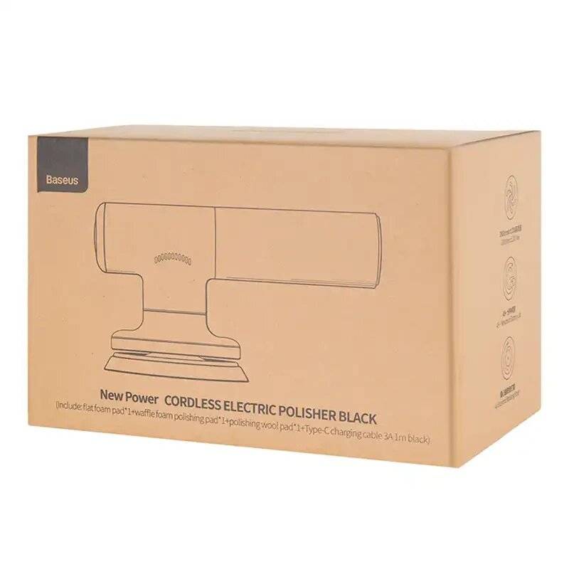 Baseus Kabelloser Elektro-Polierer (schwarz)