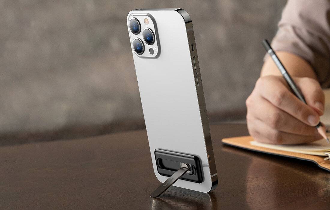 Baseus Faltbare Halterung für Telefon (Schwarz)