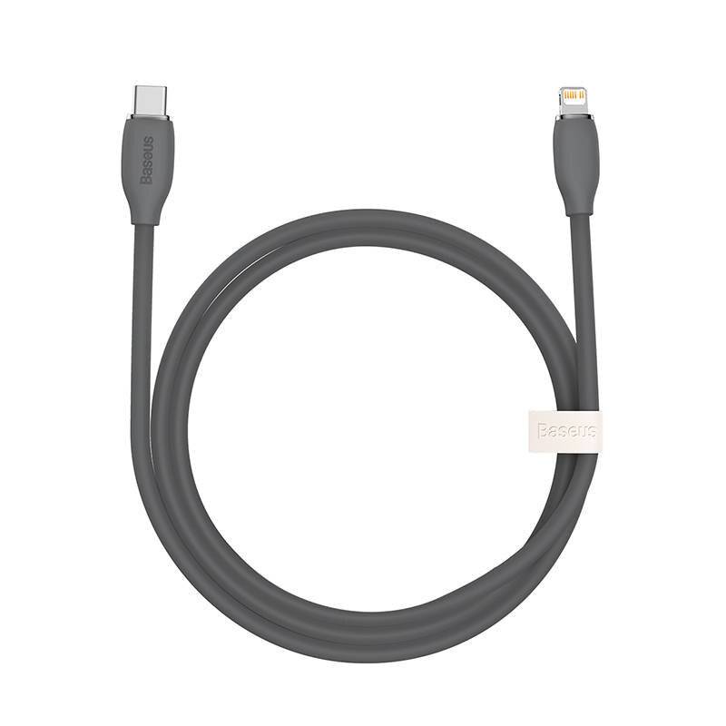 Baseus Jelly Kabel USB-C zu Lightning, 20W, 1,2m (schwarz)