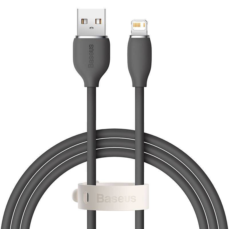 Baseus Jelly Kabel USB zu Lightning, 2,4A, 1,2m (schwarz)