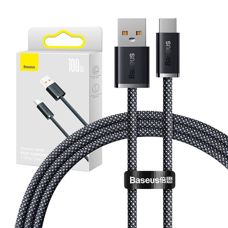 Kabel USB zu USB-C Baseus Dynamic Series, 100W, 1m (grau)