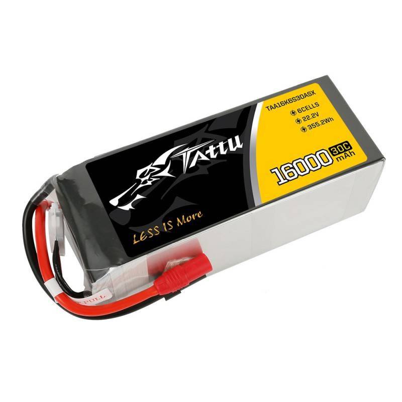 Akku Tattu 16000mAh 22.2V 30C 6S1P LiPo AS150+XT150