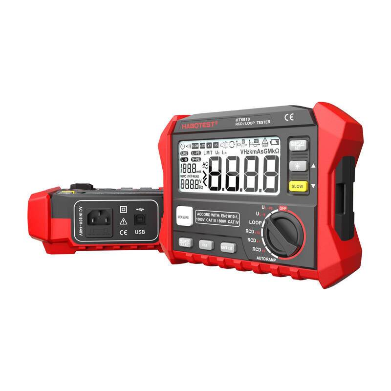Digitales RCD / Schleifenwiderstandsmessgerät Habotest HT5910