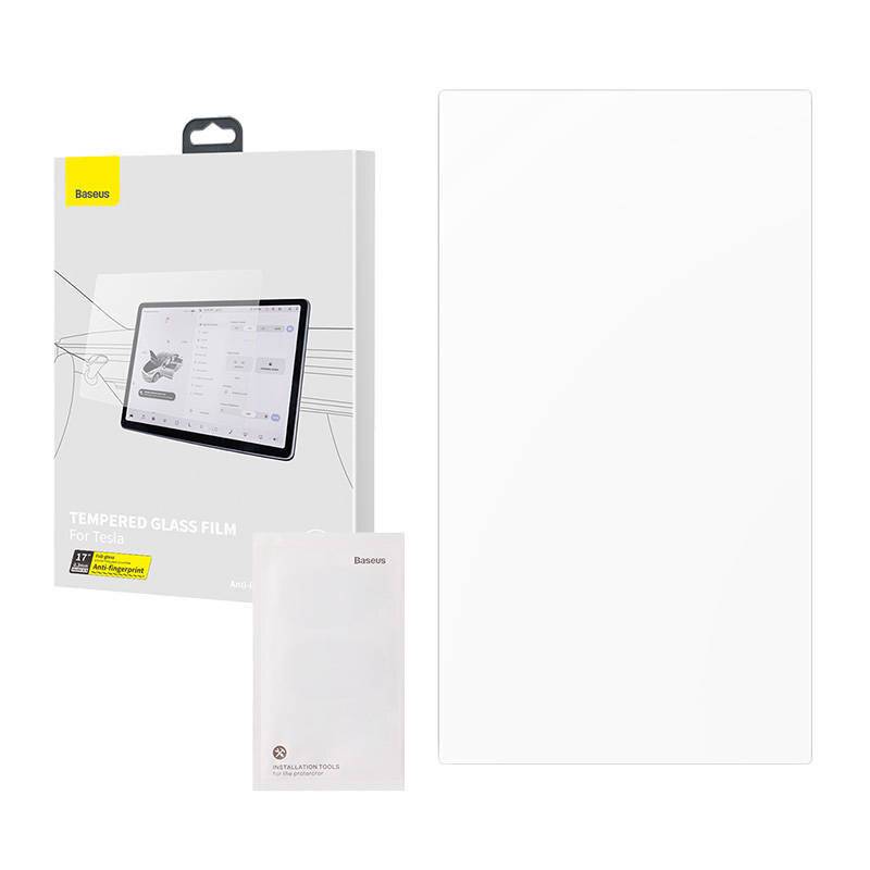 Gehärtetes Glas Baseus Crystal 0.3mm für Tesla model X/S 17''
