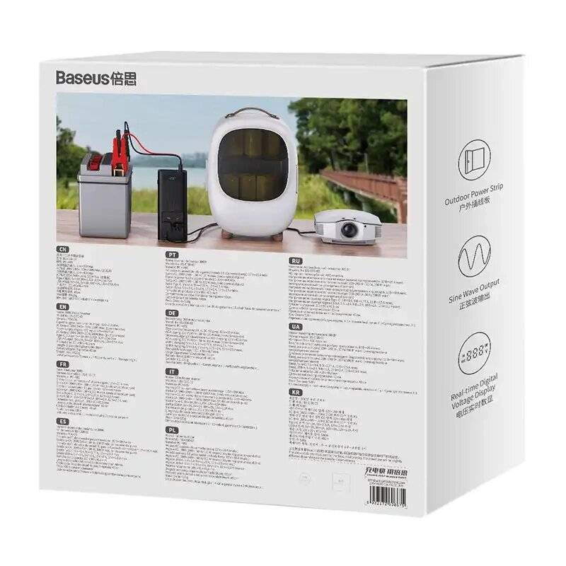 Wechselrichter Baseus 300W (220V CN/EU) (schwarz)