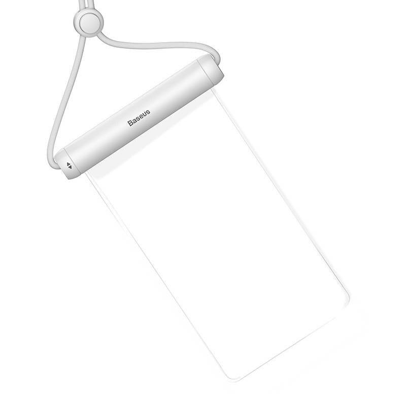 Baseus Cylinder Slide-cover wasserdichte Smartphone-Tasche (weiß)