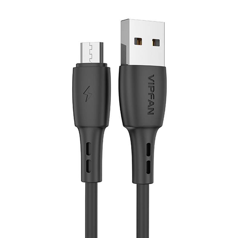 USB zu Micro USB Kabel VFAN Racing X05, 3A, 1m (schwarz)