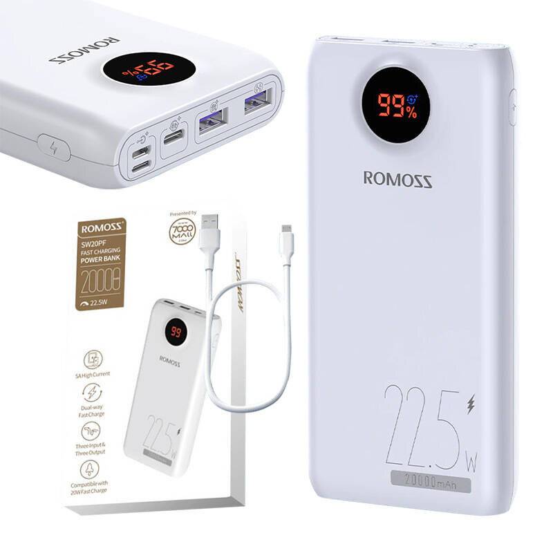 Powerbank Romoss SW20PF 20000mAh, 22.5W (weiß)