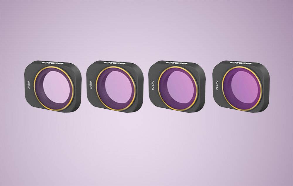 Satz mit 4 Filtern ND 4/8/16/32 Sunnylife für DJI Mini 3 Pro (MM3-FI417)