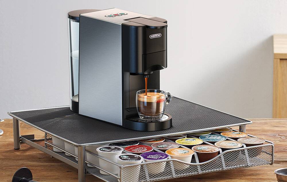 4-in-1 Kapsel-Kaffeemaschine 1450W HiBREW H3A