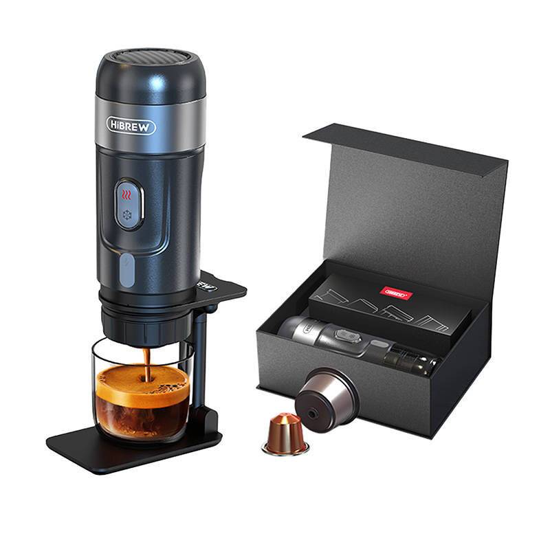 Tragbare 3-in-1-Kaffeemaschine mit Gehäuse 80W HiBREW H4A