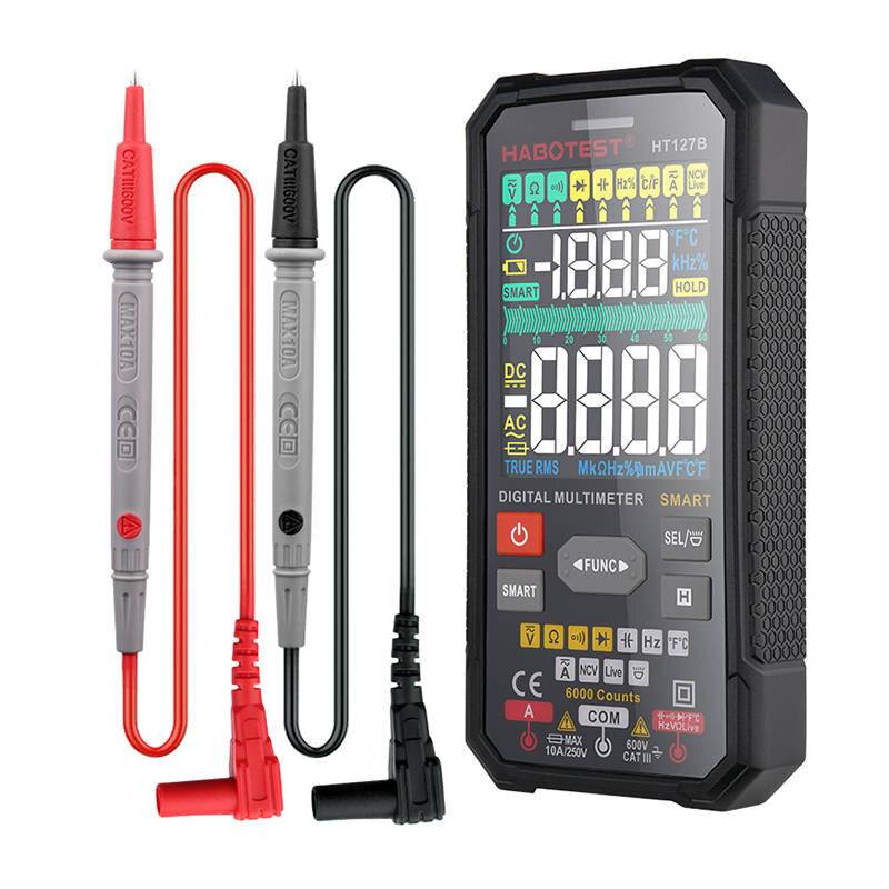 Digital-Multimeter Habotest HT127B, AC/DC, Kapazität, Frequenz, Temperatur, NCV
