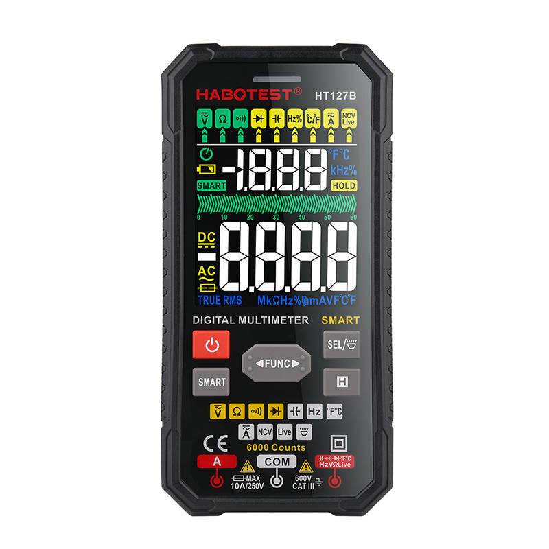 Digital-Multimeter Habotest HT127B, AC/DC, Kapazität, Frequenz, Temperatur, NCV